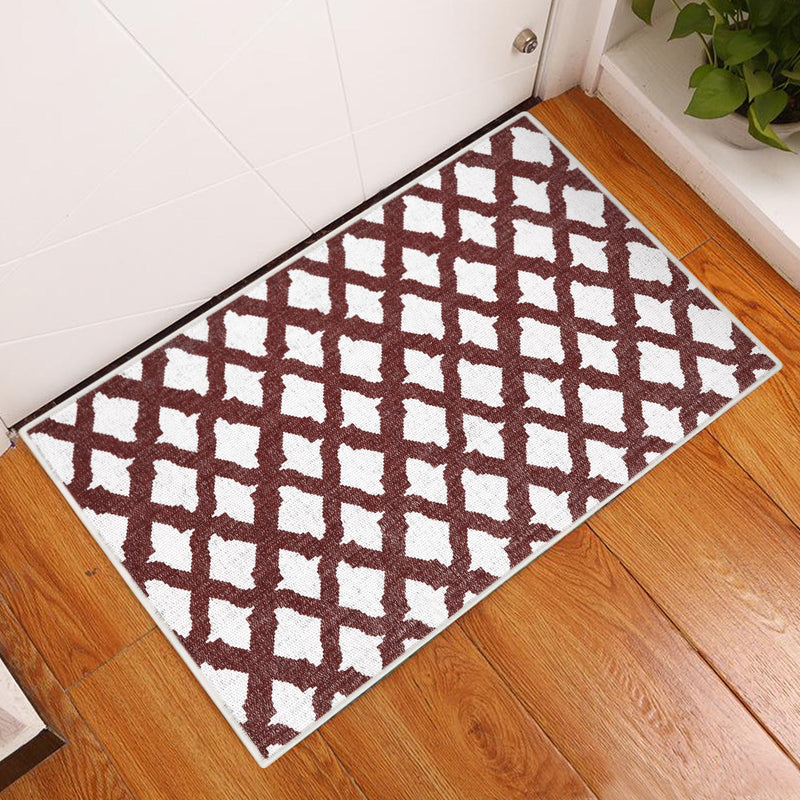 Sussexhome Floral Collection 2 x 3 Foot Heavy Duty Low Pile  Landing Rug Runner