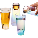 Shot in the Pint Glass, Take a Shot Funny Beer Glass/Mug 4-Set 7"H