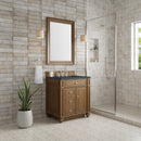 James Martin Bristol 30" Single Bathroom Vanity, Saddle Brown