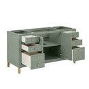 James Martin Chicago 60" Single Bathroom Vanity, Smokey Celadon