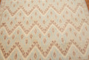 6' x 9' Hand Knotted IKAT Design 100% Area rug Aqua