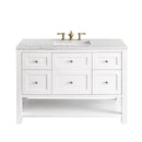 James Martin Breckenridge 48" Single Bathroom Vanity, Bright White