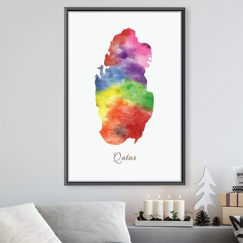 Qatar Rainbow Canvas