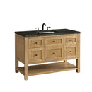 James Martin Breckenridge 48" Single Bathroom Vanity, Light Natural Oak