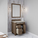 James Martin Bristol 30" Single Bathroom Vanity, Whitewashed Walnut