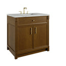James Martin Bellshire 36" Single Bathroom Vanity, Honey Oak