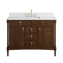 James Martin Kinnsden 48" Single Bathroom Vanity, Sable Oak