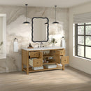 James Martin Breckenridge 60" Single Bathroom Vanity, Light Natural Oak