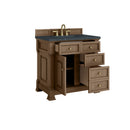James Martin Brookfield 36" Single Bathroom Vanity, Pecan