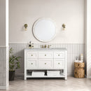 James Martin Breckenridge 48" Single Bathroom Vanity, Bright White