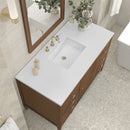 James Martin Myrrin 48" Single Bathroom Vanity, Mid-Century Walnut