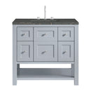 James Martin Breckenridge 36" Single Bathroom Vanity, Serenity Blue