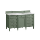 James Martin Brittany 60" Single Bathroom Vanity, Smokey Celadon