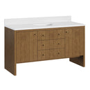 James Martin Hudson 60" Single Bathroom Vanity, Honey Oak