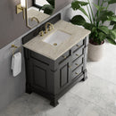 James Martin Brookfield 36" Single Bathroom Vanity, Black Onyx