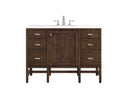 James Martin Addison 48" Single Bathroom Vanity, Mid-Century Acacia