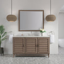 James Martin Portland 60" Single Bathroom Vanity, Whitewashed Walnut