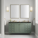 James Martin Chicago 60" Double Bathroom Vanity, Smokey Celadon