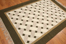 5' x 7' Hand woven Vintage Afghan Kilim 100% wool Area rug Beige