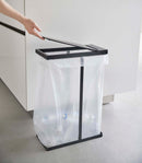 Lidded Garbage Bag Holder - Steel by Yamazaki Home