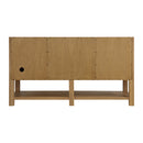 James Martin Breckenridge 60" Double Bathroom Vanity, Light Natural Oak