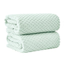 Cotton Diamond Waffle Weave Bath Towel Set - Grayson Collection by Great Bay Home
