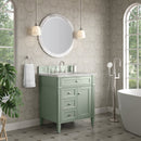 James Martin Brittany 30" Single Bathroom Vanity, Sage Green