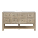 James Martin Breckenridge 60" Single Bathroom Vanity, Whitewashed Oak