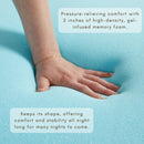2-Inch Gel Memory Foam Mattress Topper by Great Bay Home