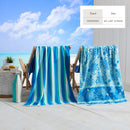 Cotton Velour Beach Towel - Maui Collection by Great Bay Home