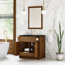 James Martin Bellshire 36" Single Bathroom Vanity, Honey Oak