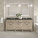 James Martin Lorelai 72" Double Bathroom Vanity, Whitewashed Oak