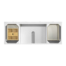 James Martin Breckenridge 60" Single Bathroom Vanity, Bright White