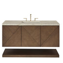 James Martin Marcello 48" Floating Single Bathroom Vanity, Chestnut