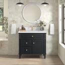 James Martin Lorelai 36" Single Bathroom Vanity, Black Onyx