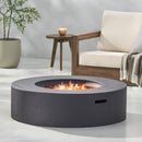 Lightweight Concrete Outdoor Circular Fire Pit