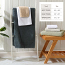 100% Cotton Woven Texture Bath Towel Set - Marbella Collection by Great Bay Home