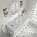 James Martin Breckenridge 60" Single Bathroom Vanity, Bright White
