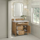 James Martin Lorelai 36" Single Bathroom Vanity, Light Natural Oak