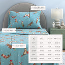 Turkish Cotton Christmas Flannel Sheet - Whittaker Collection by Great Bay Home