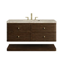 James Martin Allamari 48" Floating Single Bathroom Vanity, Sable