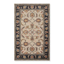 5' x 8' Handmade 100% Wool Traditional Oriental Area Rug Beige