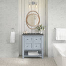 James Martin Breckenridge 30" Single Bathroom Vanity, Serenity Blue