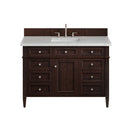 James Martin Brittany 48" Single Bathroom Vanity, Burnished Mahogany