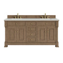 James Martin Brookfield 72" Double Bathroom Vanity, Pecan