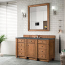 James Martin Bristol 60" Single Bathroom Vanity, Saddle Brown