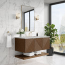 James Martin Marcello 48" Floating Single Bathroom Vanity, Chestnut