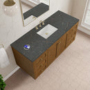 James Martin Laurent 60" Dual Mount Single Bathroom Vanity, Honey Oak