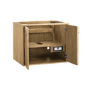 James Martin Laurent 30" Dual Mount Single Bathroom Vanity, Light Natural Oak