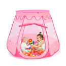 Pink Portable Kid Play House Play Tent with 100 Balls by DirectDeals
